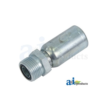 A & I Products (HC-MF) Male Seal Lok - Rigid - Straight (w/ O-Ring) 3" x2" x1" A-MF-06-08